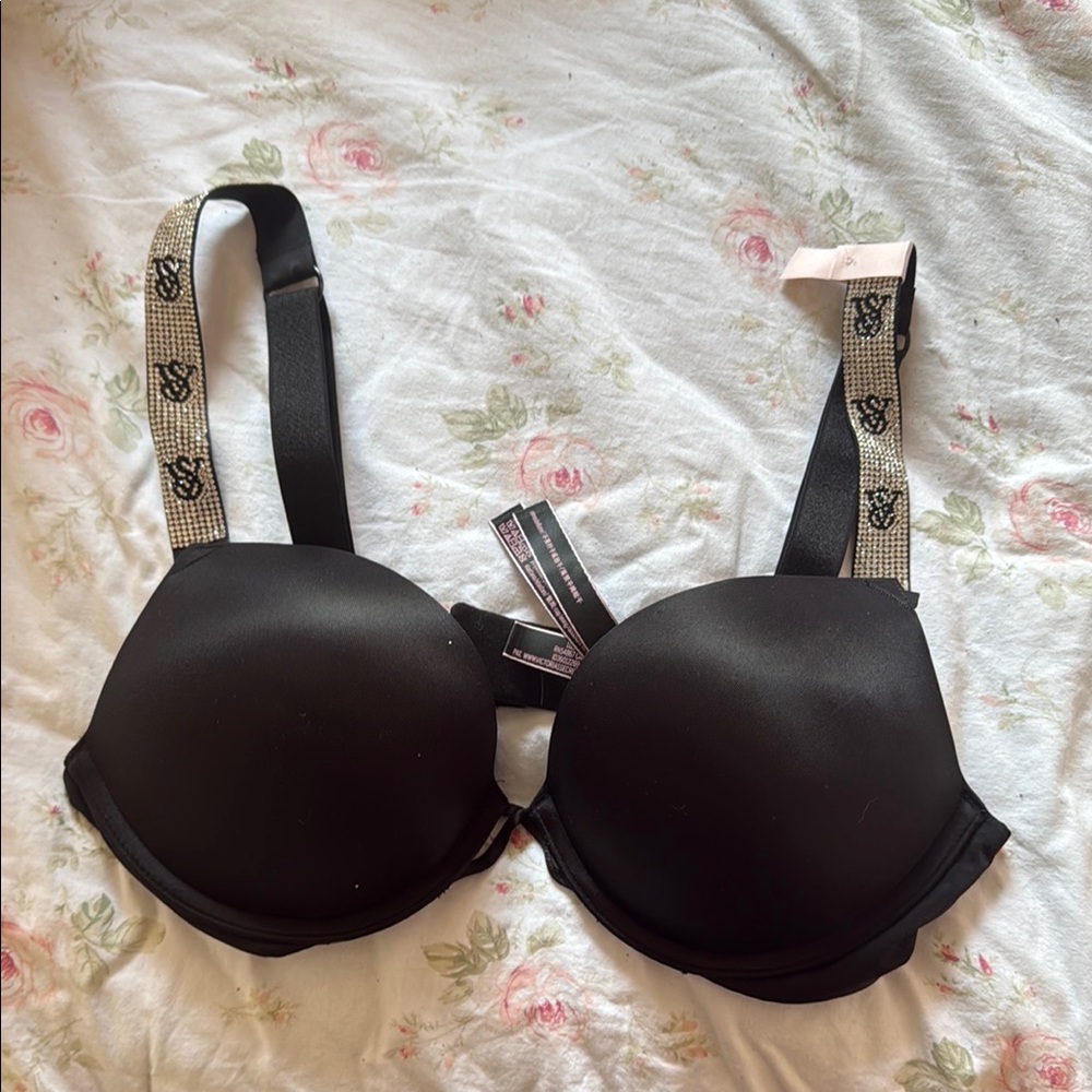 Victoria's Secret Black T-Shirt Bra with Molded Cups